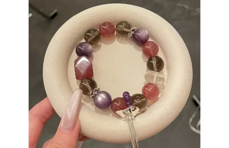 Lavender Kiss Crystal Bracelet4