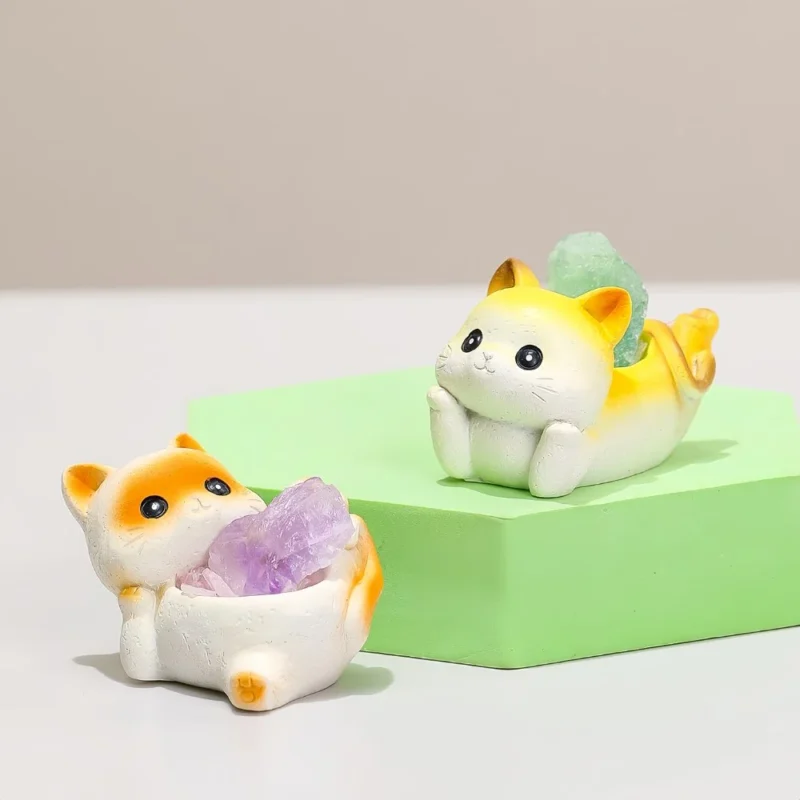 Small Animal-Shaped Crystal Ornament