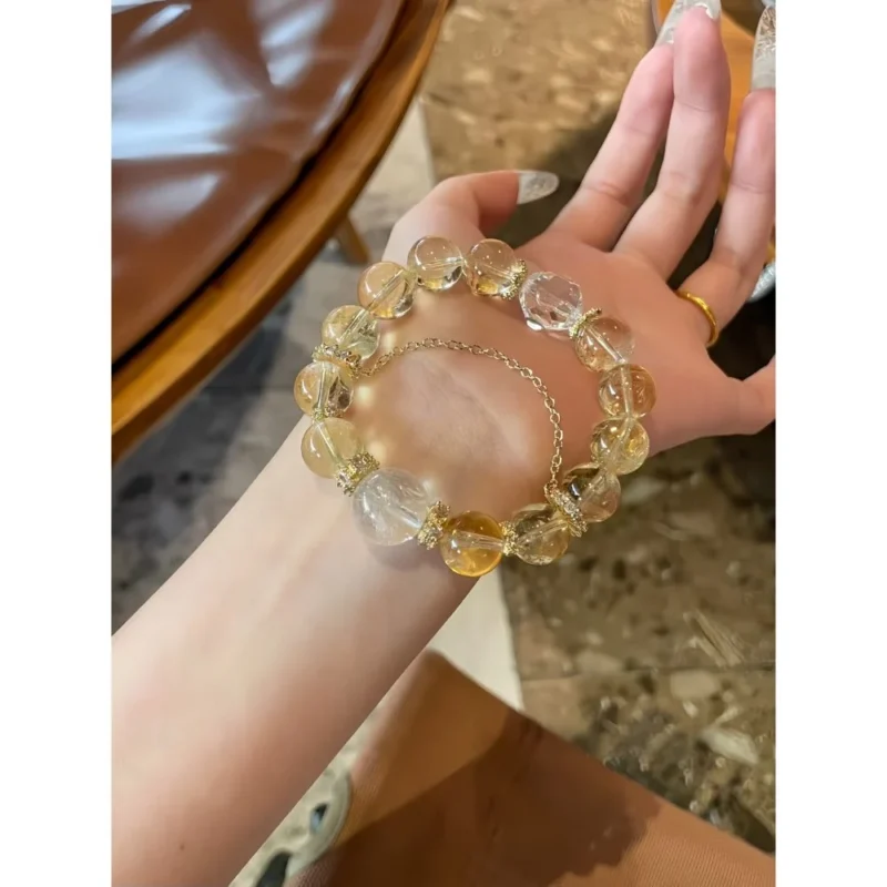 Sunset Molten Gold Crystal Bracelet