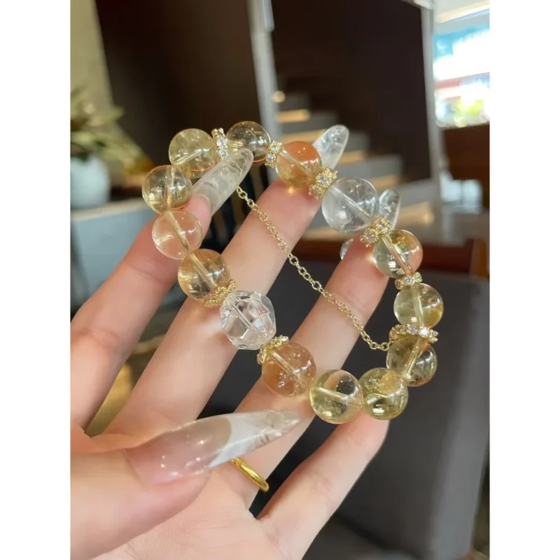 Sunset Molten Gold Crystal Bracelet