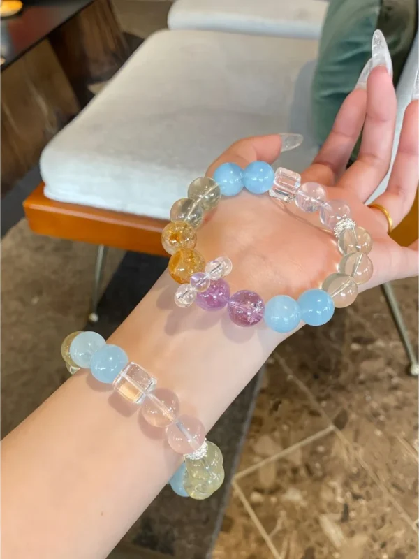 "The Little Mermaid" Multi-Gem Crystal Bracelet