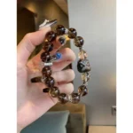 Black Feather Power Crystal Bracelet