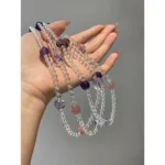 Clear Quartz Multi-Gem Double-Strand Bracelet