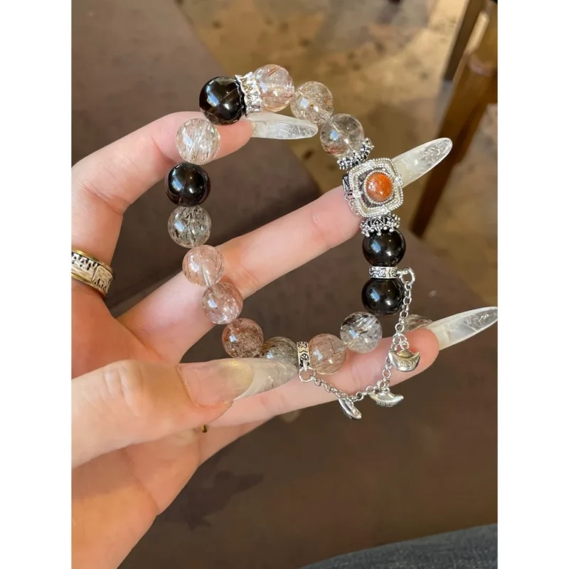 Cool Black Style Crystal Bracelet