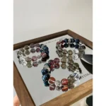 Dark Night Guardian Crystal Bracelet