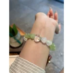 Grape Milk Cap Crystal Bracelet