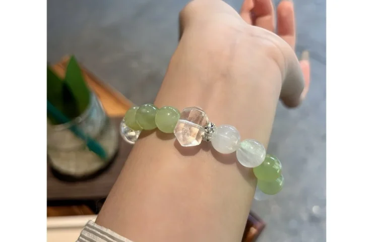 Grape Milk Cap Crystal Bracelet4