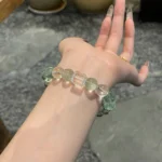 Green Fluorite Crystal Bracelet