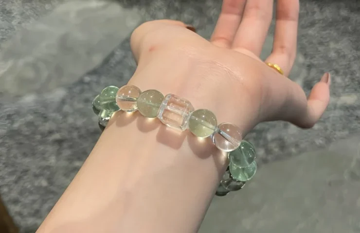 Green Fluorite Crystal Bracelet3