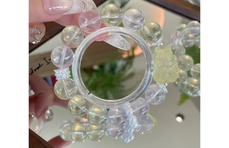 Lemon Soda Crystal Bracelet5
