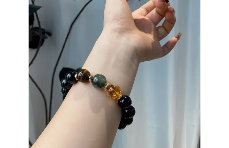 Obsidian Tri-Color Crystal Bracelet6