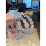 Pink-Blue Star Crystal Bracelet