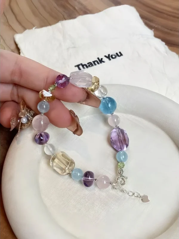 Rainbow Candy Crystal Bracelet1