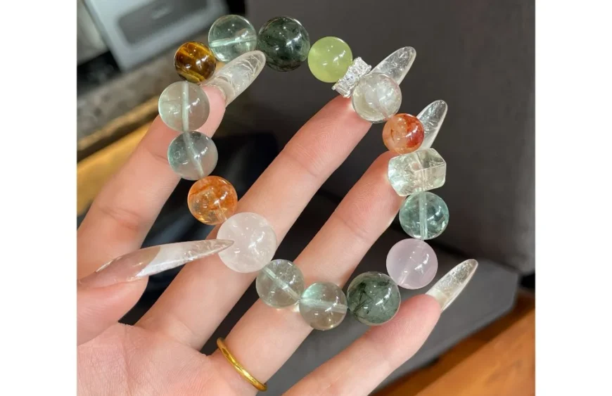 Summer Mint Crystal Bracelet2