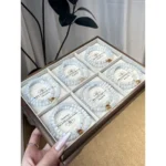 White Cat's Eye & Honey Crystal Bracelet