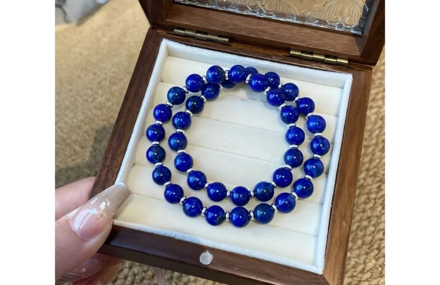 Lapis Lazuli Double-Wrap Bracelet1