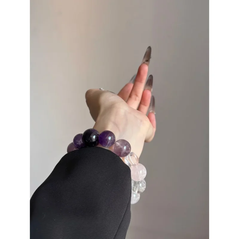 Lavender Field Crystal Bracelet