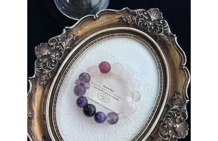 Lavender Field Crystal Bracelet3
