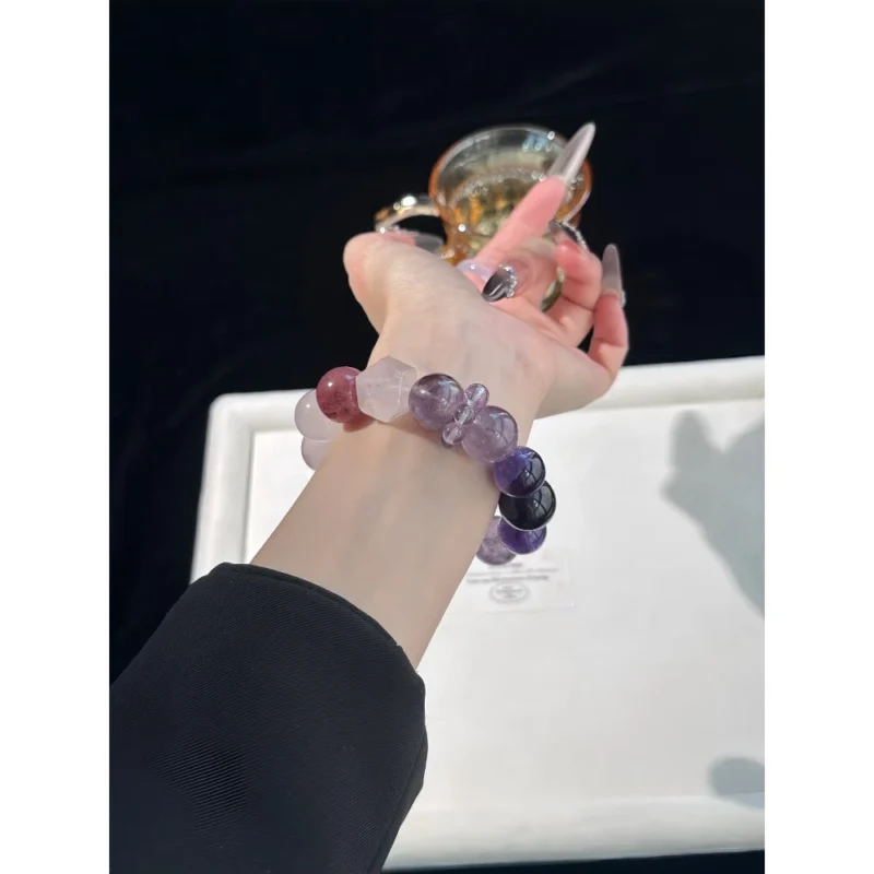 Lavender Field Crystal Bracelet