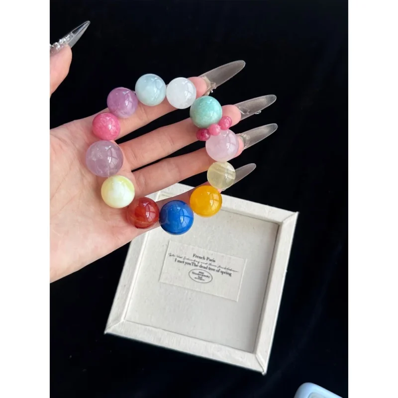 Rainbow Love Multi-Crystal Bracelet