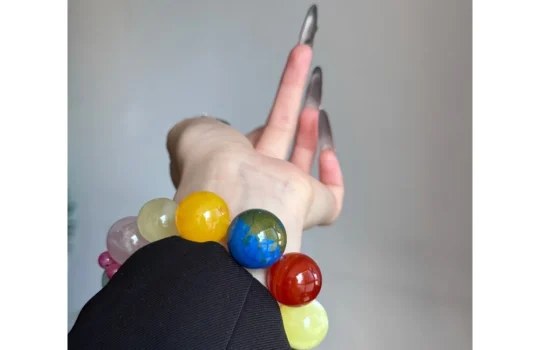 Rainbow Love Multi-Crystal Bracelet3