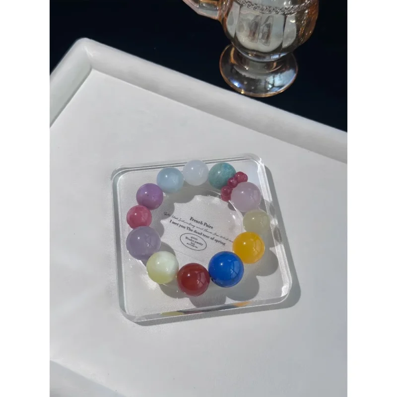 Rainbow Love Multi-Crystal Bracelet