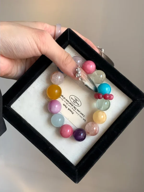 Rainbow Multi-Crystal Bracelet