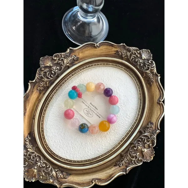 Rainbow Multi-Crystal Bracelet