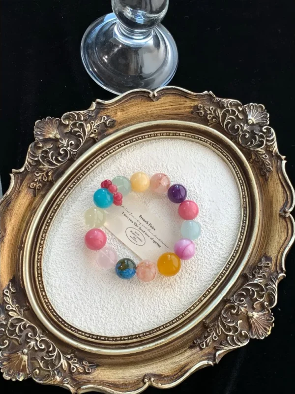 Rainbow Multi-Crystal Bracelet