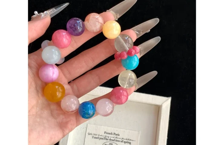 Rainbow Multi-Crystal Bracelet4