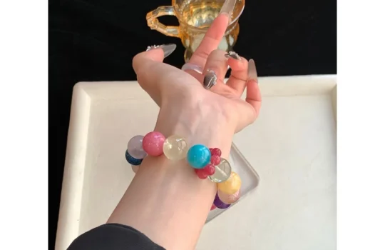 Rainbow Multi-Crystal Bracelet5